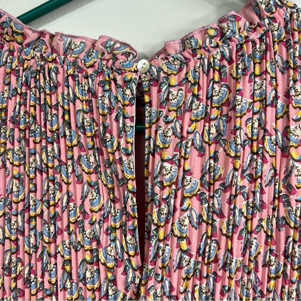 Code X Mode Long Sleeve Pleated Chiffon Mini Dres… - image 8